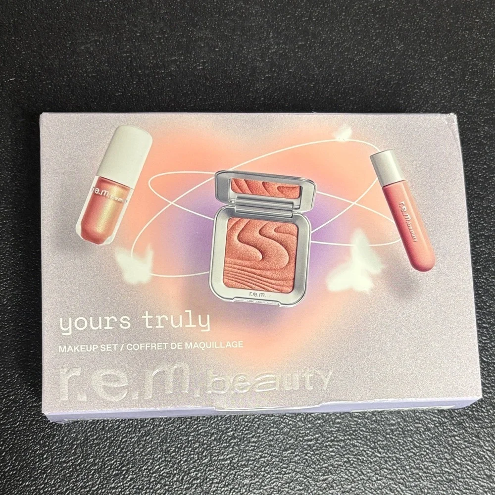 R.e.m Beauty Yours Truly 3 Piece Makeup Set REM Brand New In Box